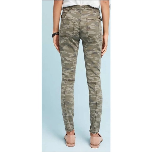 Anthropologie HEI HEI Camoflauge Army Straight Leg Utility Pants Size 25 - Picture 2 of 13